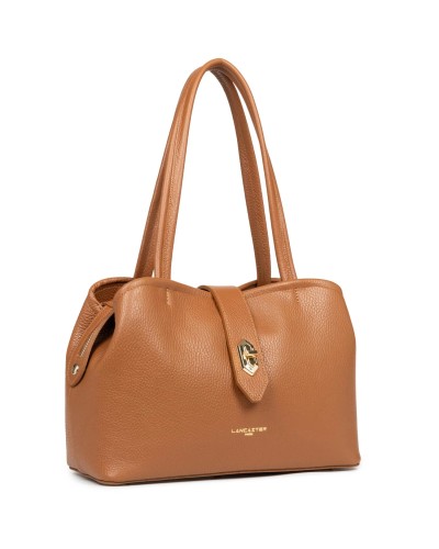 Sac Cabas Epaule TOP DOUBLE 470-68  Camel intérieur Orange