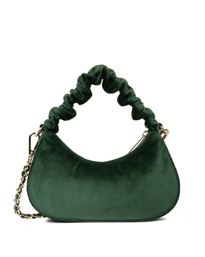 Pochette VELVET CHOUCHOU 518-018 Verte Foncée