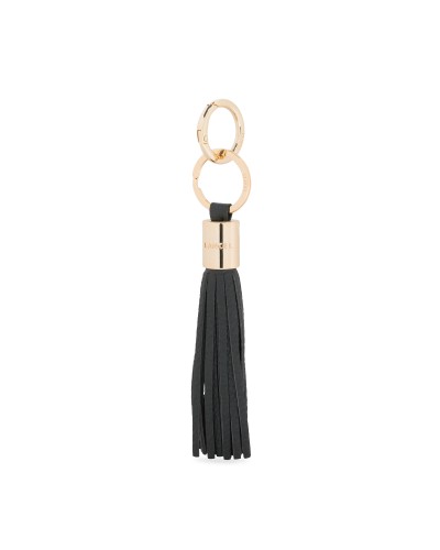 Porte Clés Pompon PREMIER FLIRT de LANCEL A10159 Noir