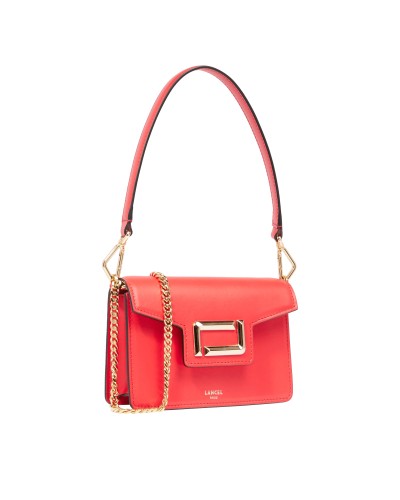 Mini Sac à Rabat ANGELE de LANCEL A13275 Rouge Baiser