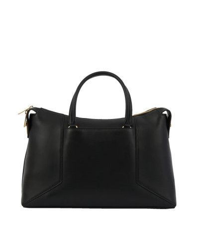 Sac Carryall zippé ROXANE A12076 Noir/Doré