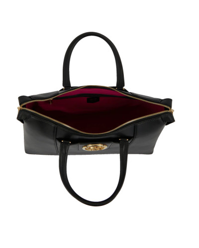 Sac Carryall zippé ROXANE A12076 Noir/Doré